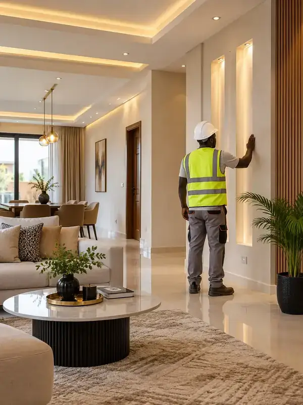 Inspection et rénovation intérieure d'un bâtiment