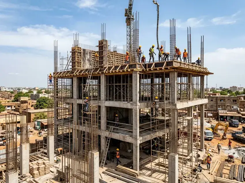 Immeuble d'habitation et structure de qualité à Bamako